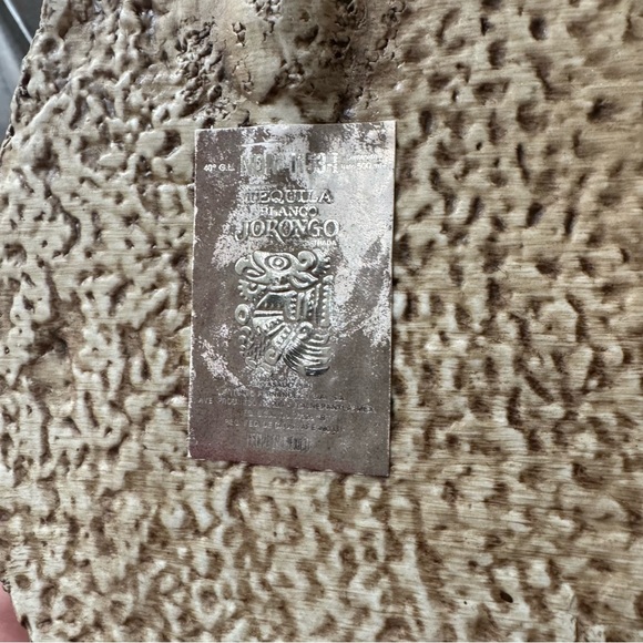 Jorginho Tequila Bottle Aztec Calendar Stone Art Piece - Picture 6 of 7